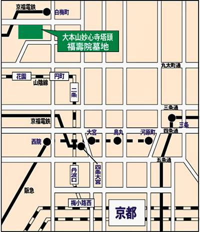 妙心寺地図