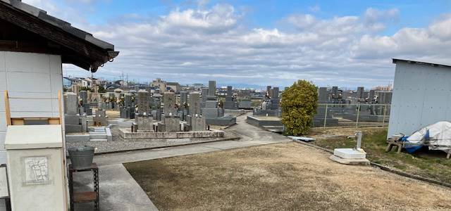 羽曳野市の河原城町会墓地
